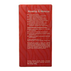 Twinings Rozenbottel hibiscus 20 Zakjes