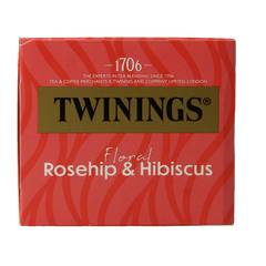 Twinings Rozenbottel hibiscus 20 Zakjes