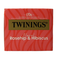 Twinings Rozenbottel hibiscus 20 Zakjes