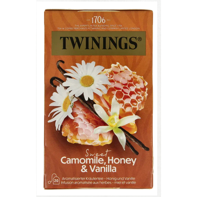 Twinings Kamille honing vanille 20 Zakjes