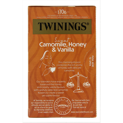 Twinings Kamille honing vanille 20 Zakjes