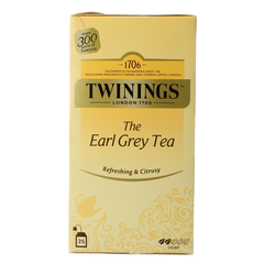 Twinings Earl grey envelop zwart 25 Zakjes