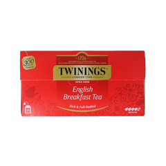 Twinings English breakfast thee envelop zwart 25 Zakjes