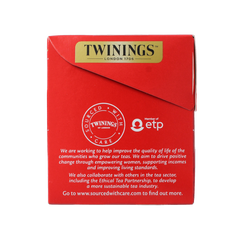 Twinings English breakfast thee envelop zwart 25.00 Zakjes