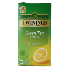 Twinings Groene thee citroen 25.00 Zakjes