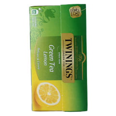 Twinings Groene thee citroen 25.00 Zakjes