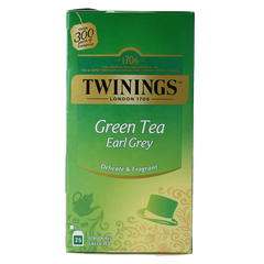 Twinings Green tea earl grey 25.00 Zakjes