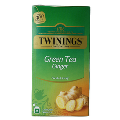 Twinings The vert gingembre 25.00 Zakjes