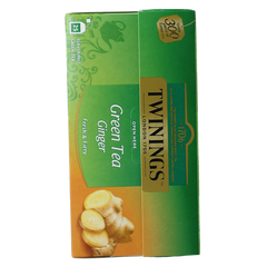 Twinings The vert gingembre 25 Zakjes