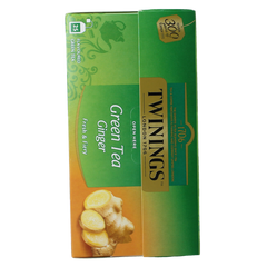 Twinings The vert gingembre 25.00 Zakjes