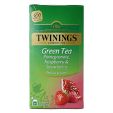 Twinings The vert pomogranate raspberry strawberry 25 Zakjes