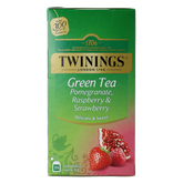 Twinings The vert pomogranate raspberry strawberry 25.00 Zakjes