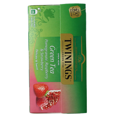 Twinings The vert pomogranate raspberry strawberry 25.00 Zakjes