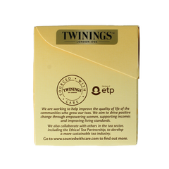 Twinings Earl grey decaf envelop zwart 25.00 Zakjes