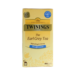 Twinings Earl grey decaf envelop zwart 25.00 Zakjes