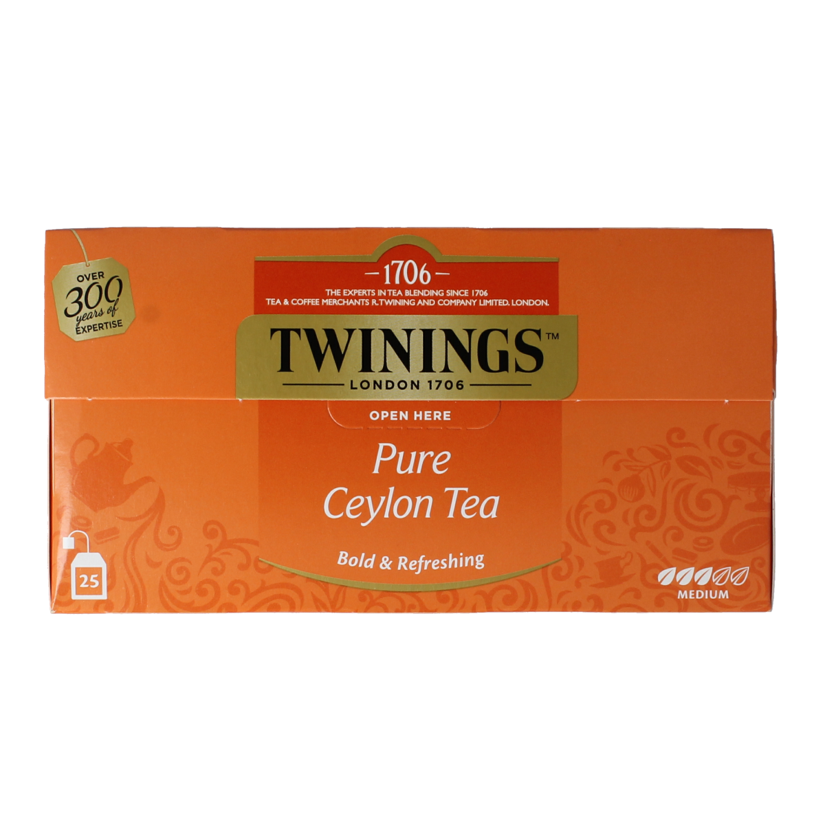 Twinings Pure ceylon tea 25.00 Stuks