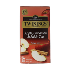 Twinings Apple cinnamon raisin 25.00 Zakjes