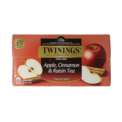 Twinings Apple cinnamon raisin 25 Zakjes