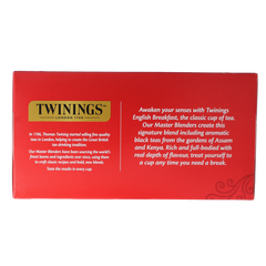 Twinings English breakfast envelop 50.00 Stuks