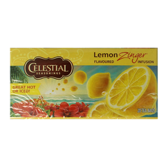 Celestial Season Lemon zinger herb tea 20 Zakjes