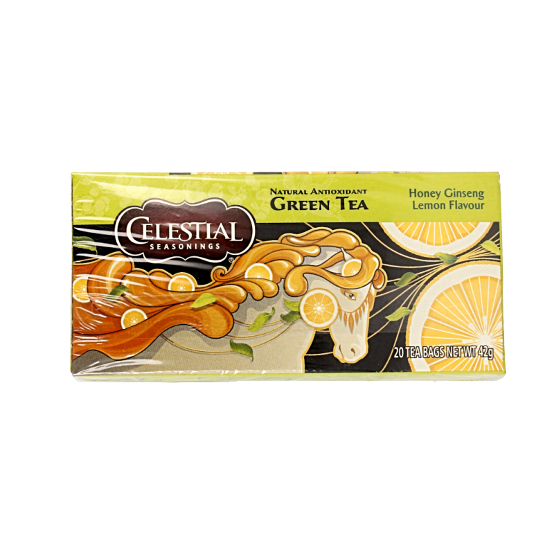 Celestial Season Honey lemon ginseng green tea 20 Zakjes