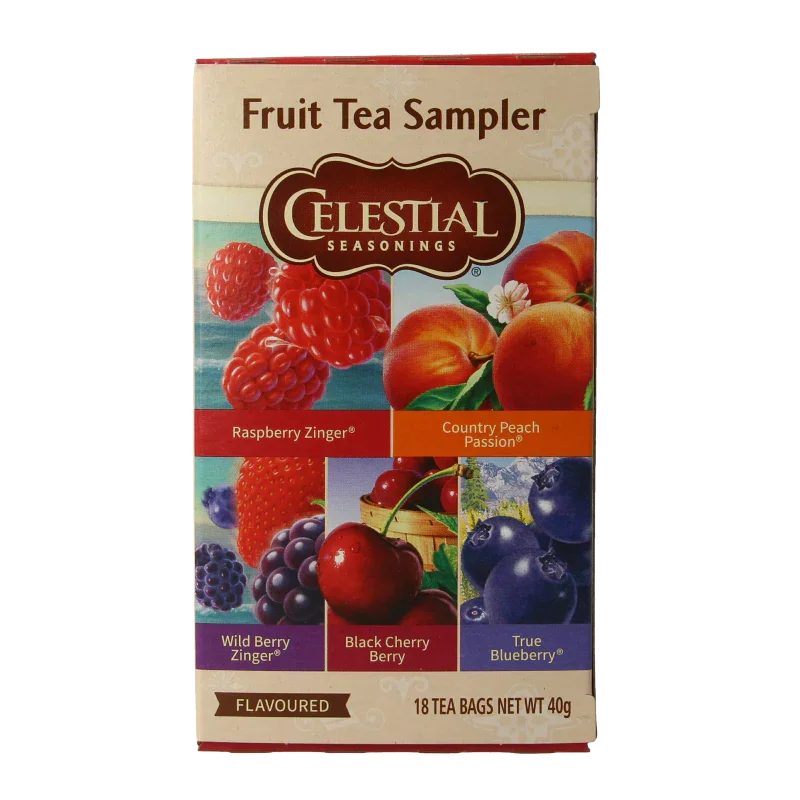 Celestial Season Fruit sampler south tea 18 Zakjes