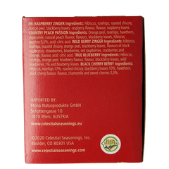 Celestial Season Fruit sampler south tea 18 Zakjes