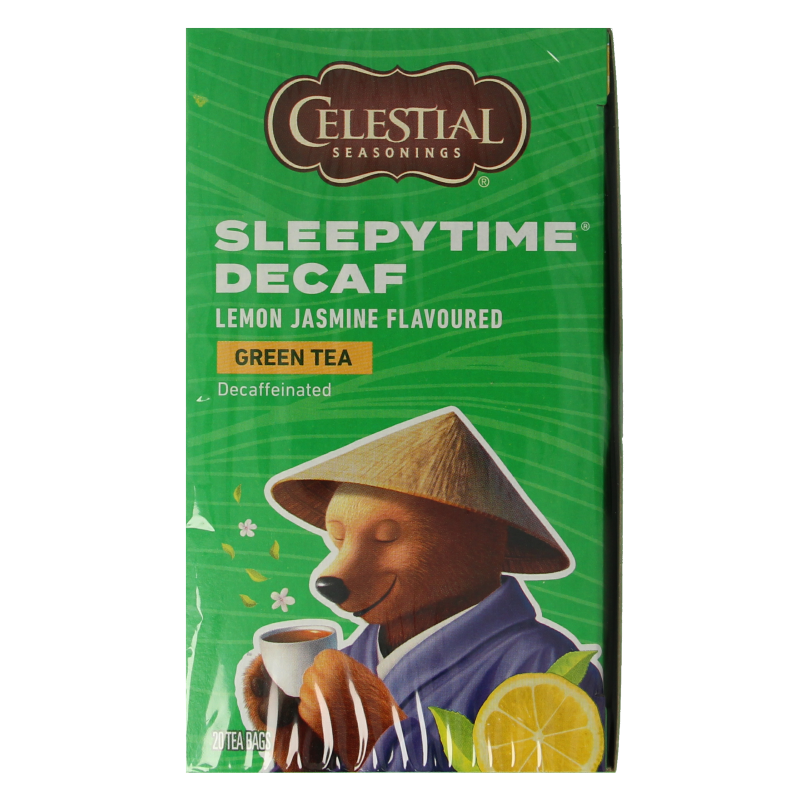 Celestial Season Sleepytime decaf green tea lemon jasmine 20 Zakjes