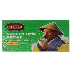 Celestial Season Sleepytime decaf green tea lemon jasmine 20.00 Zakjes
