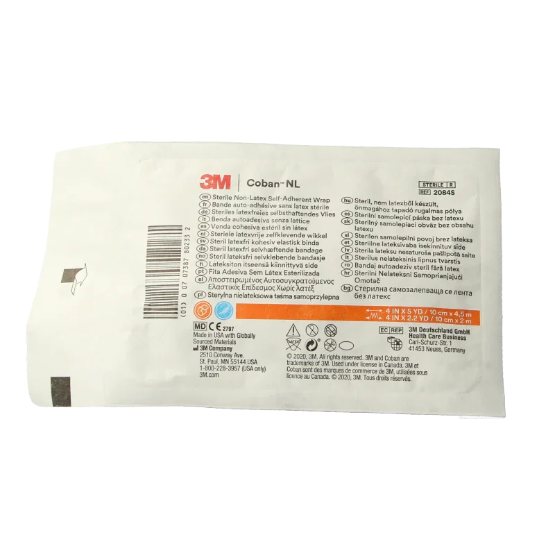 3M Coban zelfklevende zwachtel 10x4.5m 1 Stuks