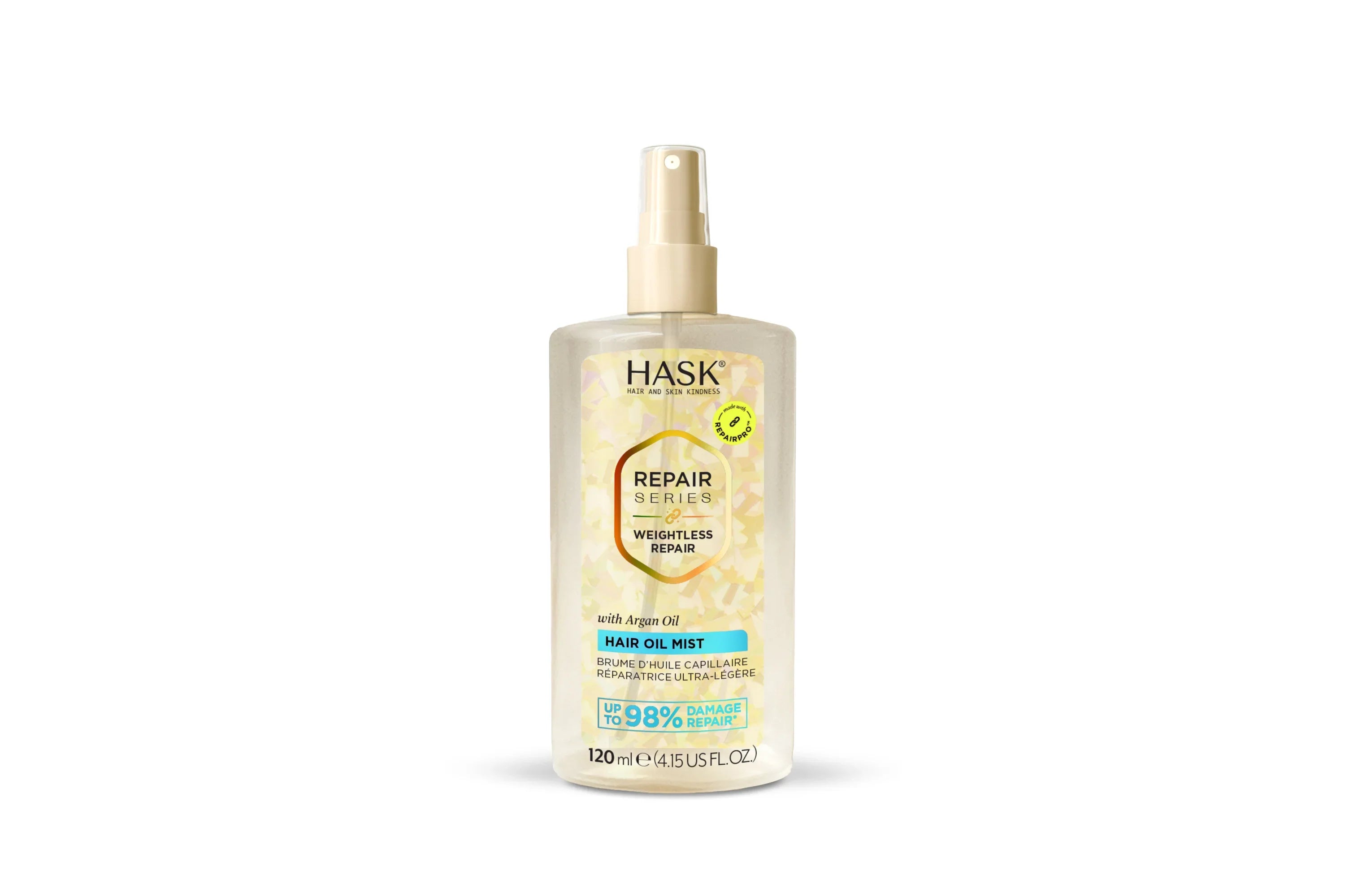 HASK Weightless repair hair oil mist 120 Milliliter