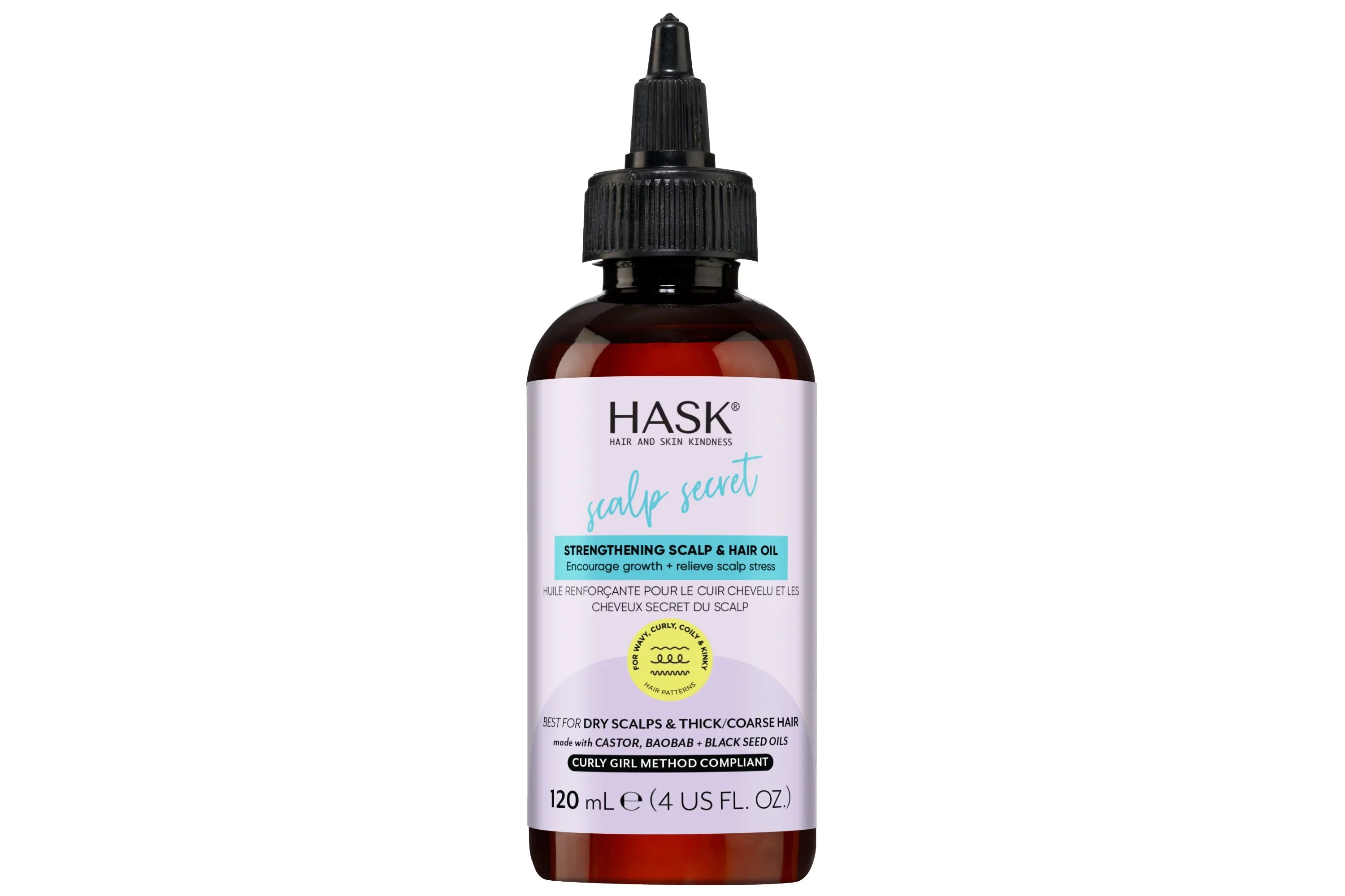 HASK Scalp secret strengthening scalp & hair oil 120 Milliliter
