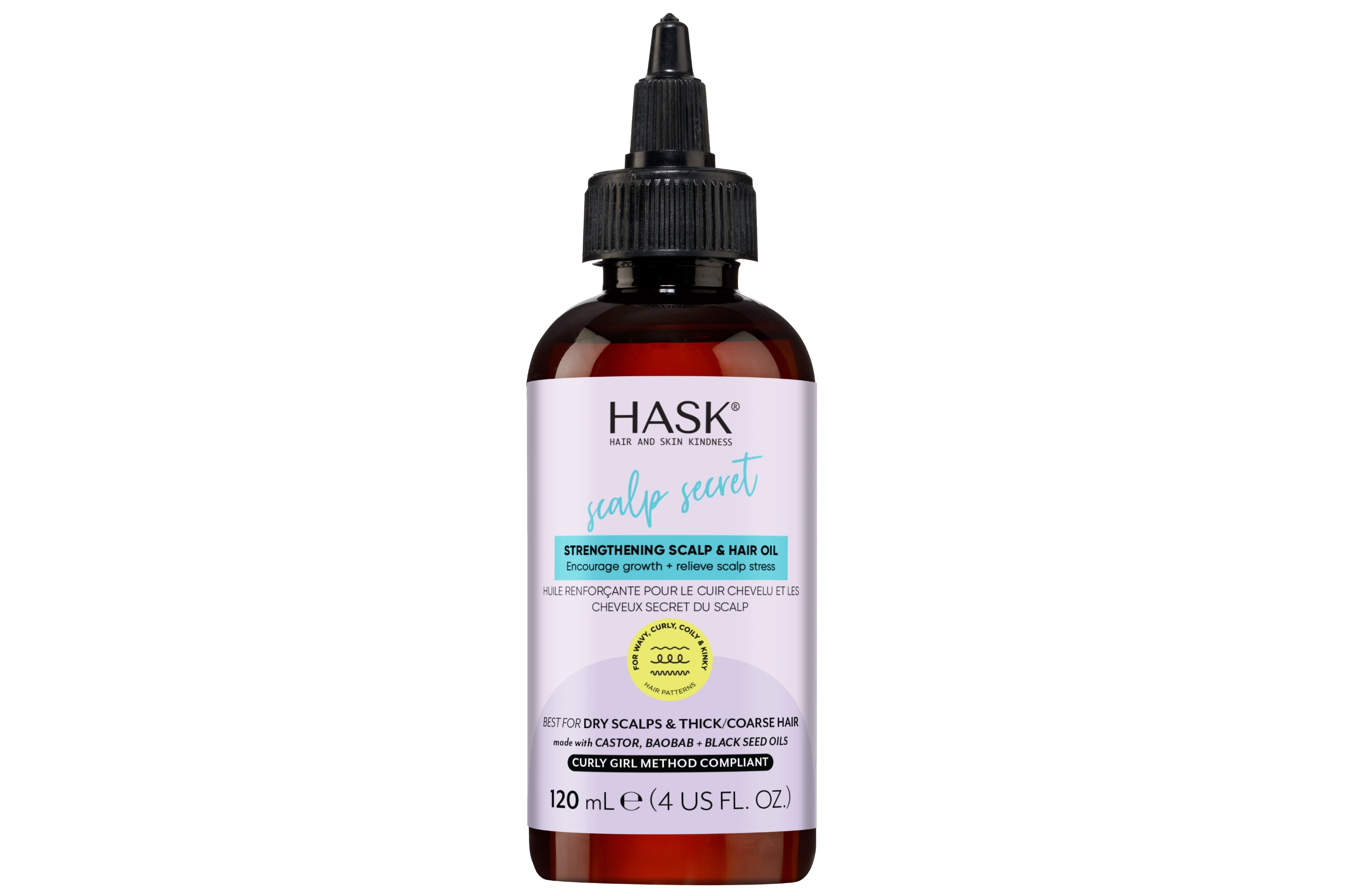 HASK Scalp secret strengthening scalp & hair oil 120 Milliliter