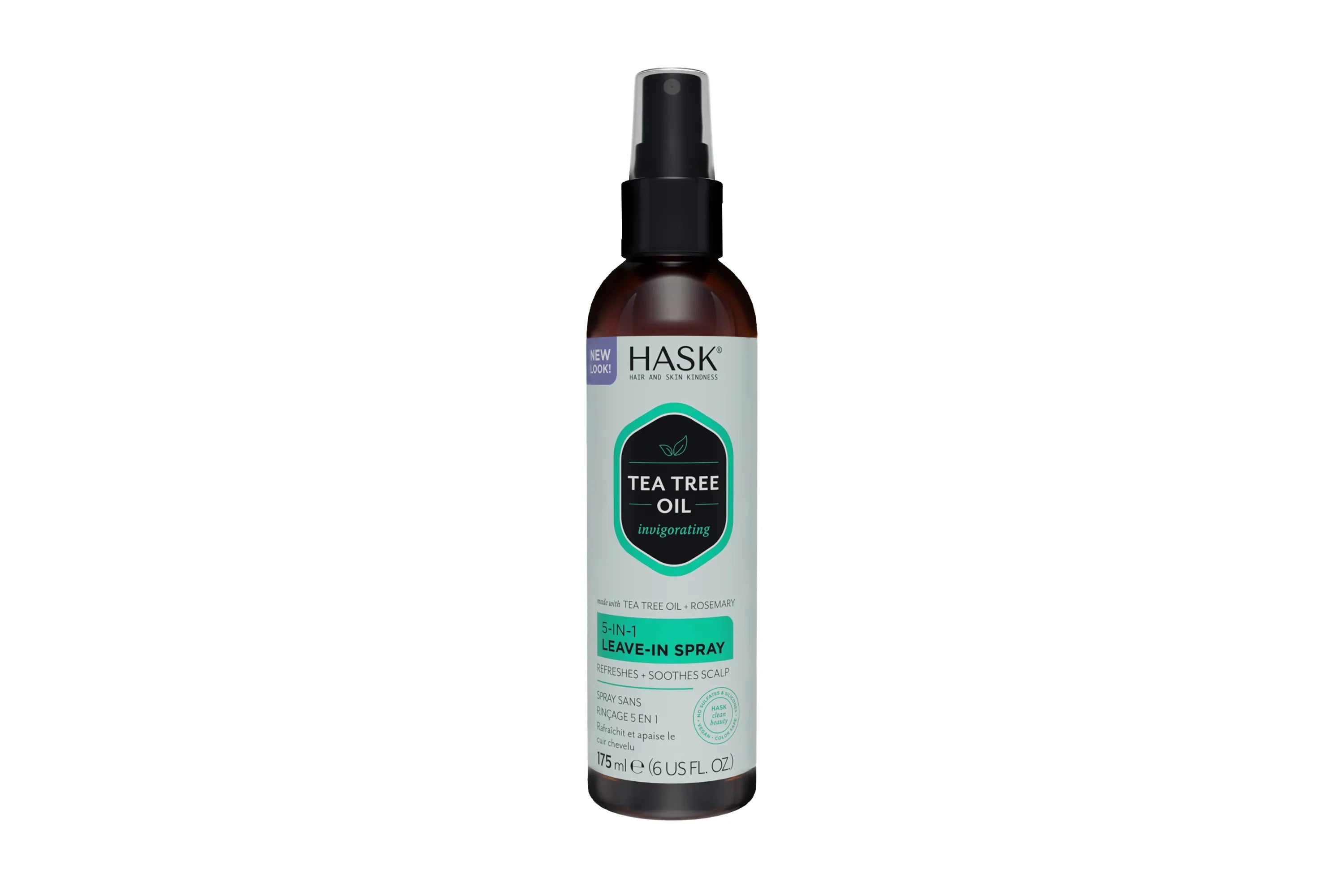 HASK Tea tree oil & rosemary 5-in-1 spray 175 Milliliter