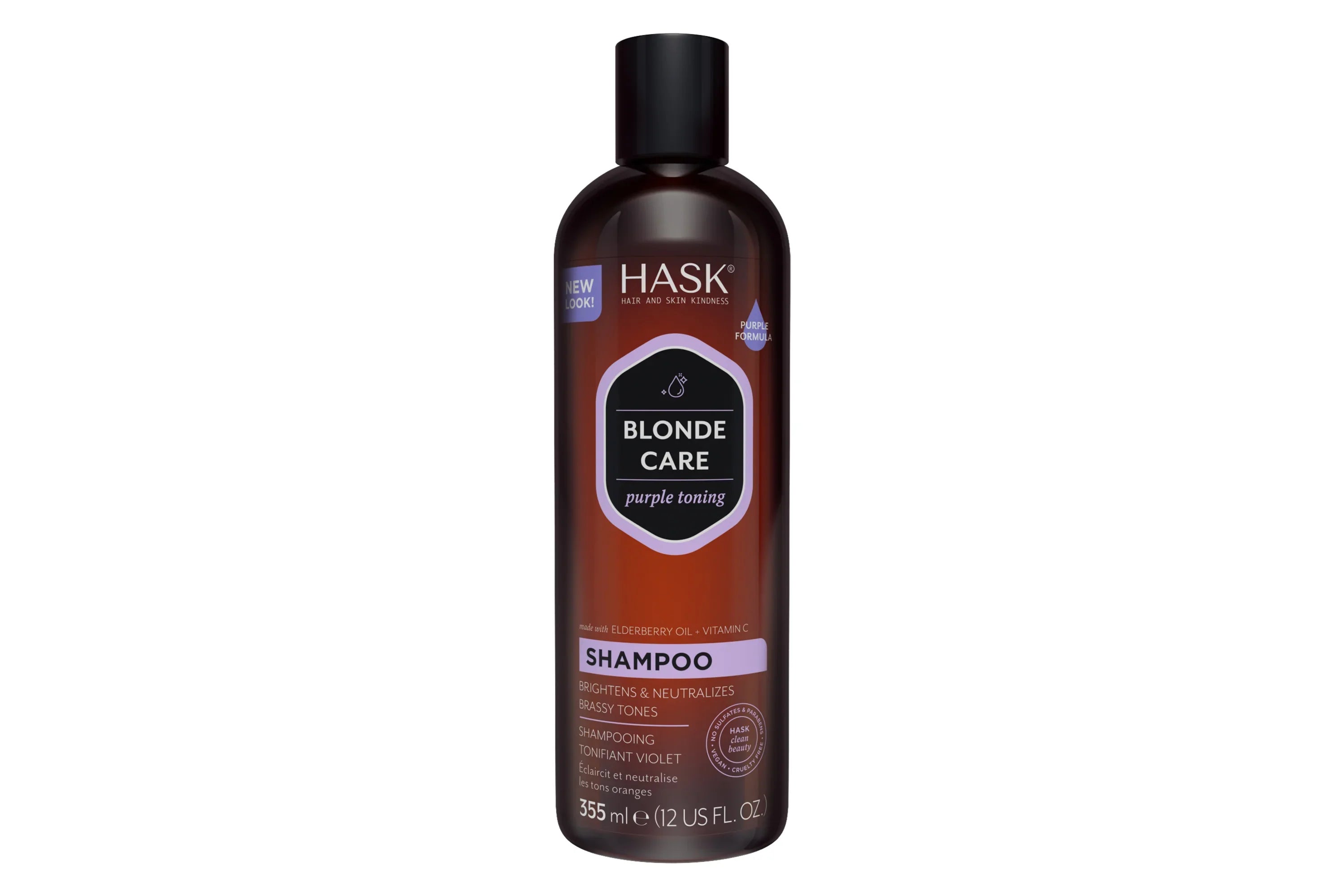 HASK Shampoo blonde care purple toning 355 Milliliter