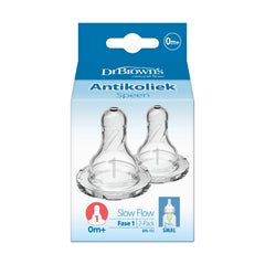 Dr. Brown's Speen standaard hals fles fase 1 2 Stuks