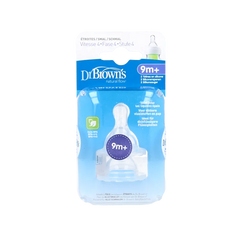 Dr. Brown's Speen standaard hals fles fase 4 pap 2 Stuks