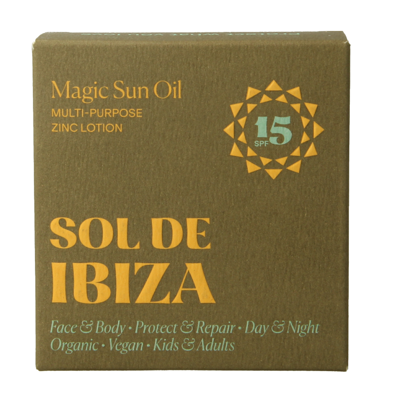 Sol De Ibiza Zonneolie beschermend & herstellend SPF15 bio 30 Milliliter