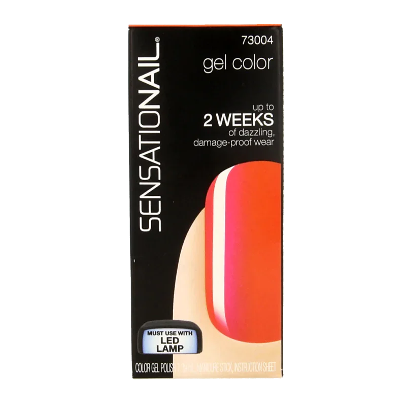 Sensationail Color gel tropical punch 7.4 Milliliter