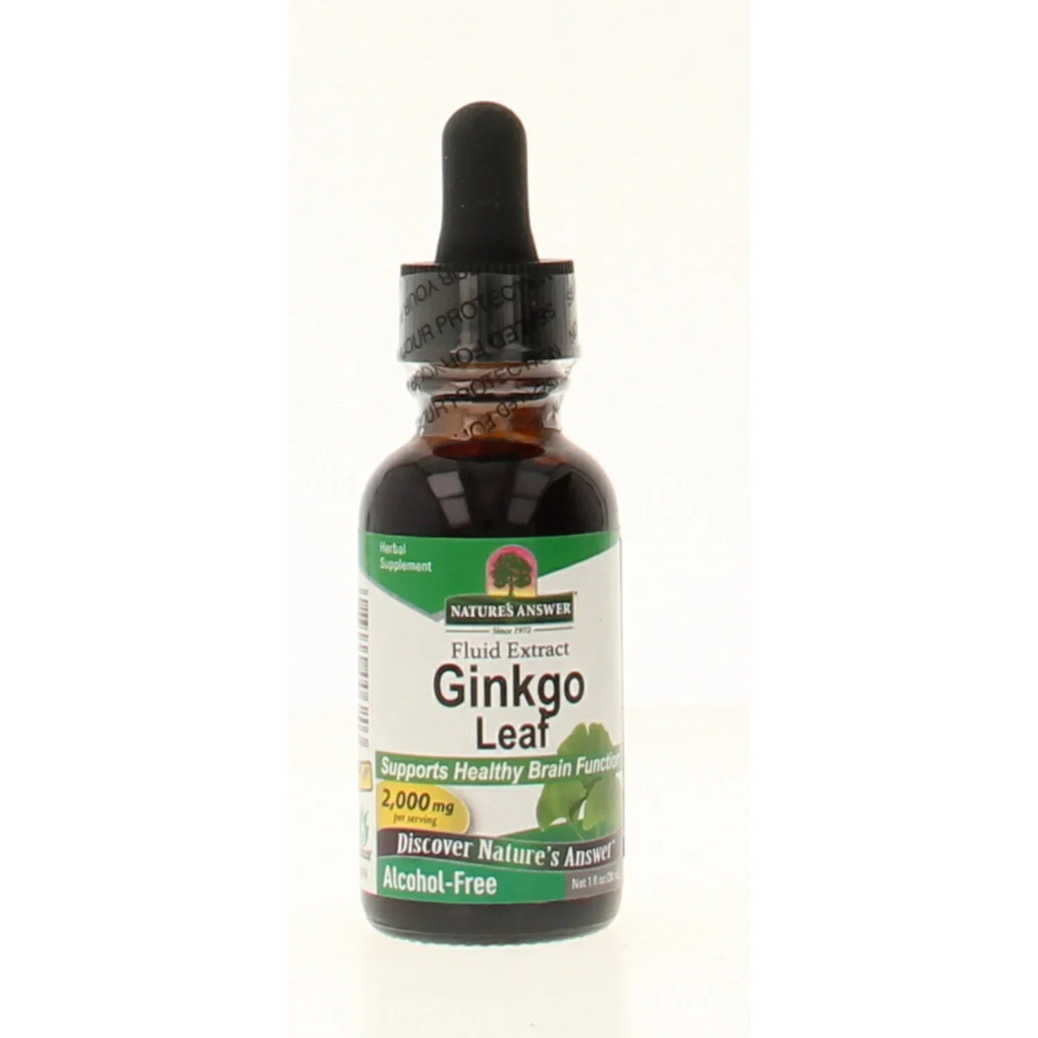Natures Answer Ginkgo biloba extract alcoholvrij 30 Milliliter