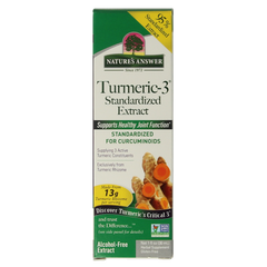 Natures Answer Turmeric-3 Curcuma extract alcoholvrij 30.00 Milliliter