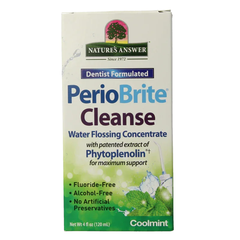 Natures Answer PerioBrite monddouche 22 kruiden en Q10 120.00 Milliliter