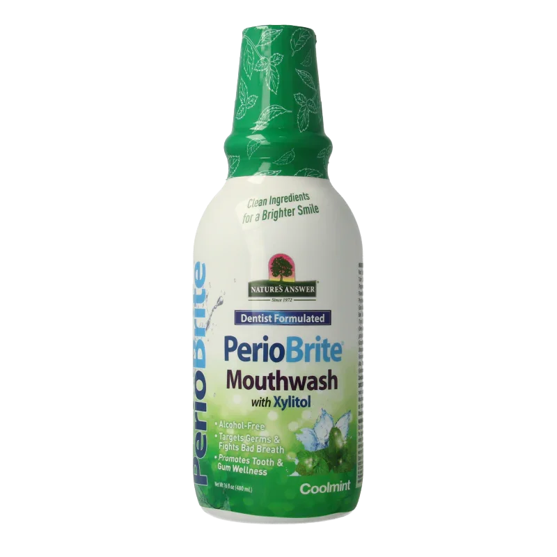 Natures Answer PerioBrite mondwater coolmint 480 Milliliter