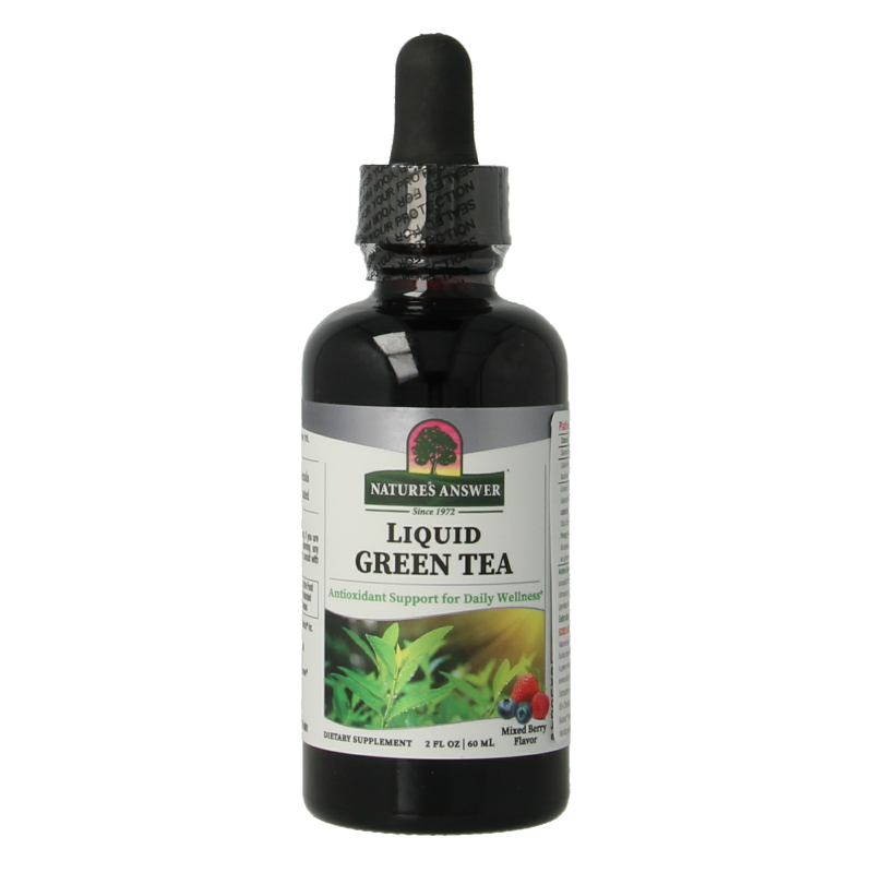 Natures Answer Groene thee extract alcoholvrij met 50% EGCG 60 Milliliter