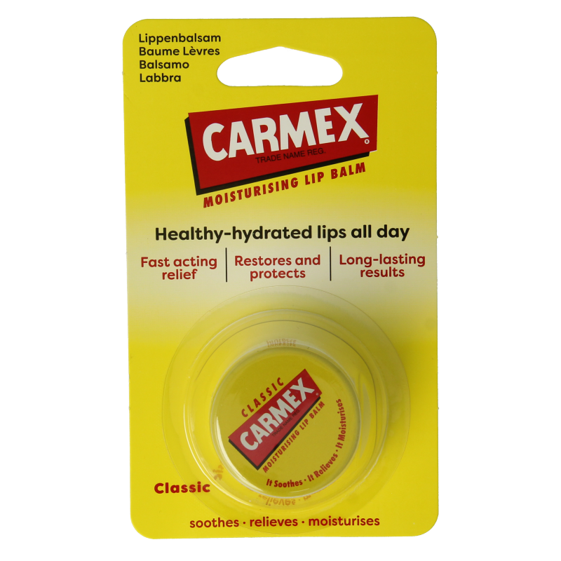 Carmex Lip balm classic potje 7.5 Gram