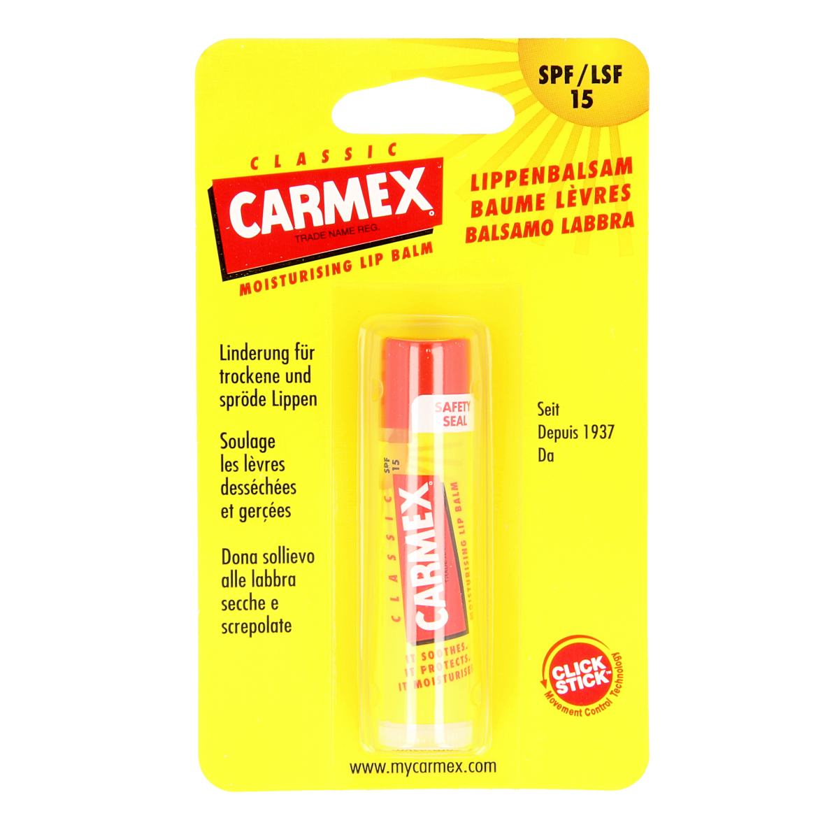 Carmex Lip balm classic stick 4.25 Gram