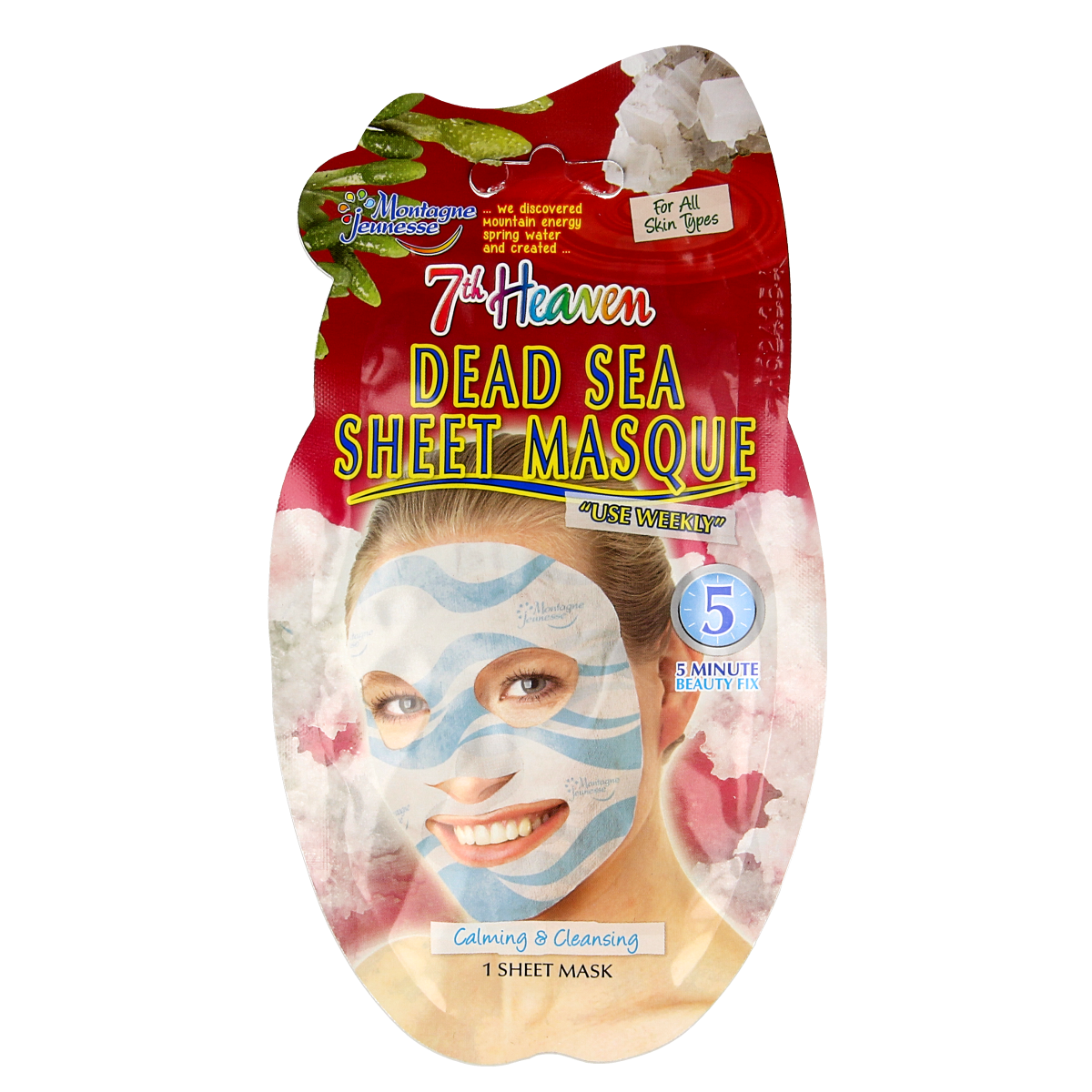 Montagne 7th Heaven gezichtmasker dead sea sheet 1.00 Stuks