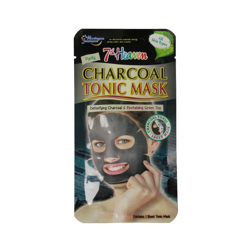 Montagne 7th Heaven face mask charcoal tonic 1 Stuks