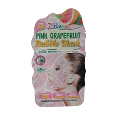 Montagne 7th Heaven face mask pink grapefruit bubble sheet 1.00 Stuks