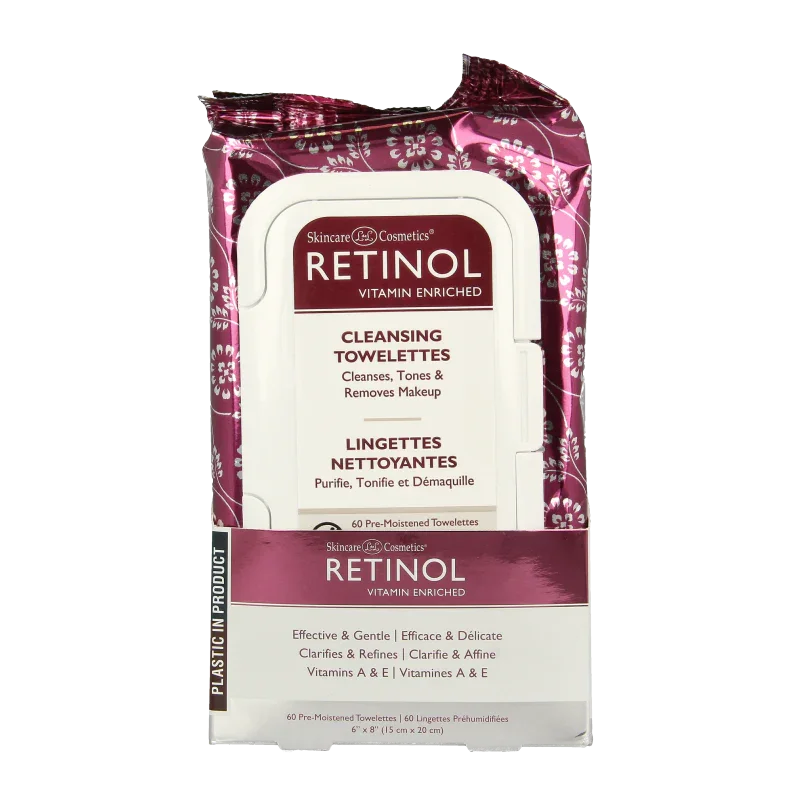 Retinol Cleansing towel anti-aging 60 Stuks